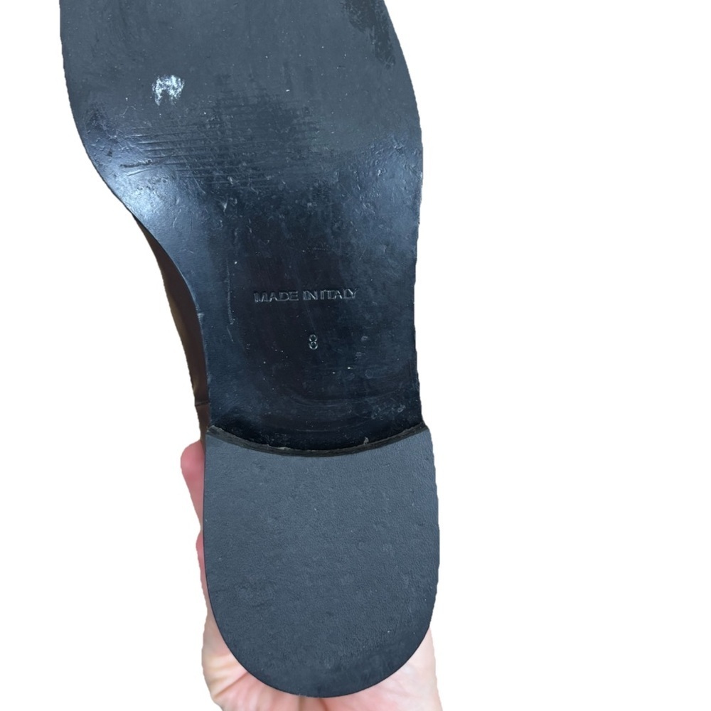 Everlane The Italian Leather Square Toe Chelsea Boot Women’s Size 8 Brown Black - Picture 7 of 7